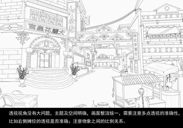 范俊辉街道线稿图 范俊辉街道线稿图