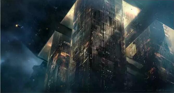 《银翼杀手2049》中 Wallace Coreparation Tower设计稿 《银翼杀手2049》中 Wallace Coreparation Tower设计稿
